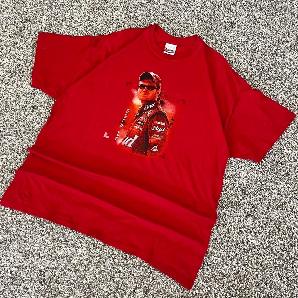 NASCAR Dale Jr Chase Red Graphic T-Shirt size XL